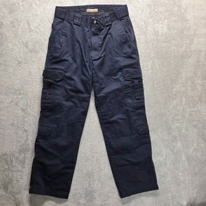 511 Tactical Pants Mens 34X32 Blue Cargo Straight Workwear Utility EMT Twill